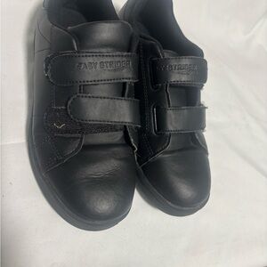 Easy Strider Black Velcro Sneakers